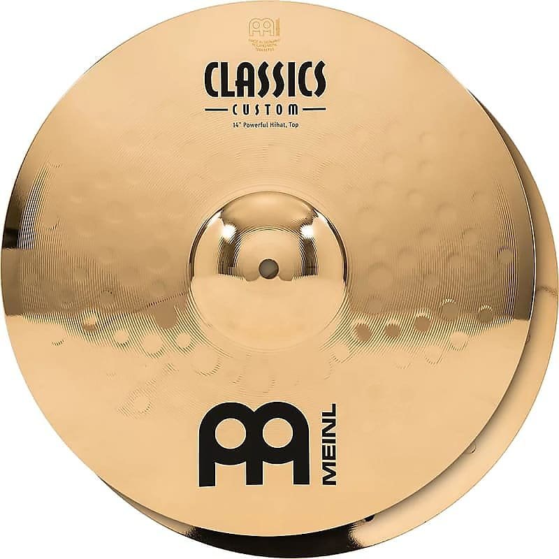 Meinl Classics Custom CC14PH-B Hihat potente y brillante de 14", par